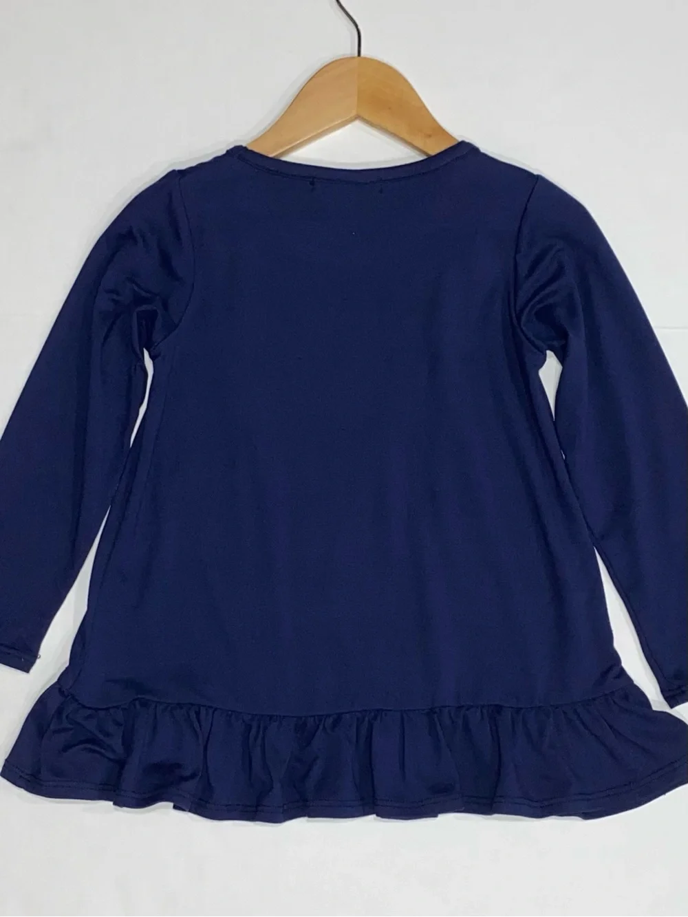 Rare Too! Christmas “JOY” Santa Blue Tunic and Red Polka Dot Pant Set 4T